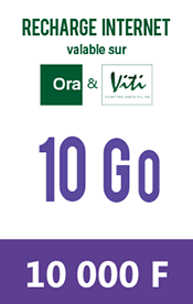 carte_10go Carte prépayée 10 Go à 500 F