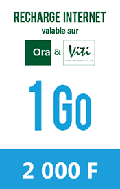 carte_1go Carte prépayée 1 Go Mo à 2000 F