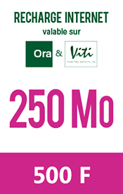 carte_250mo Carte prépayée 250 Mo à 500 F