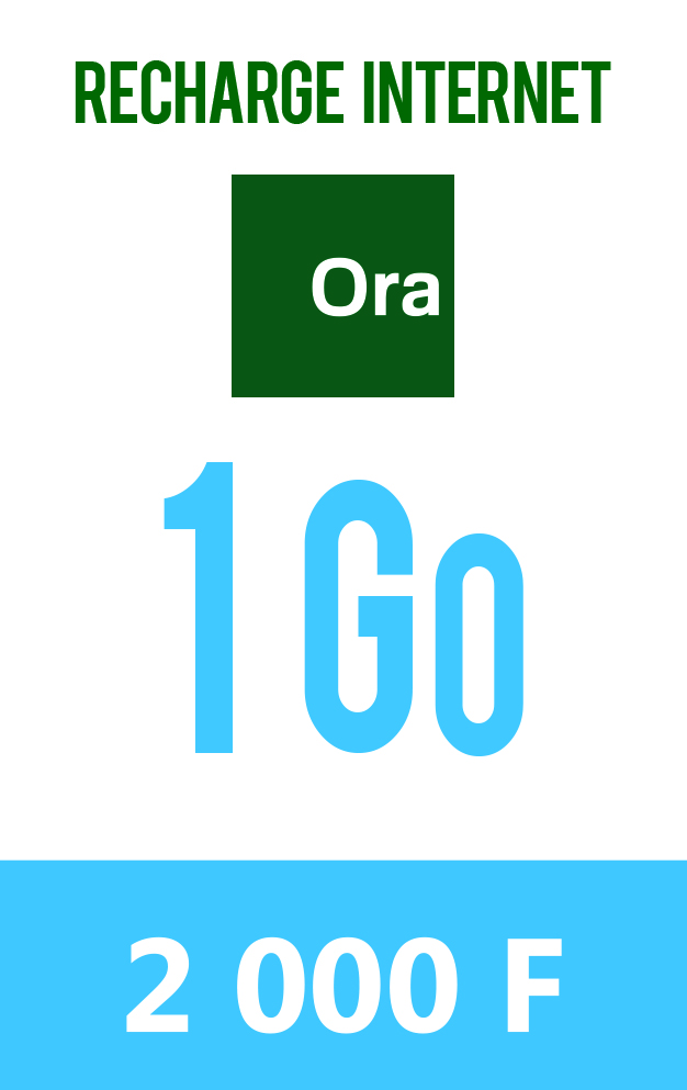 Carte_Ora_Bon_a_tirer_1Go Carte prépayée 1 Go Mo à 2000 F