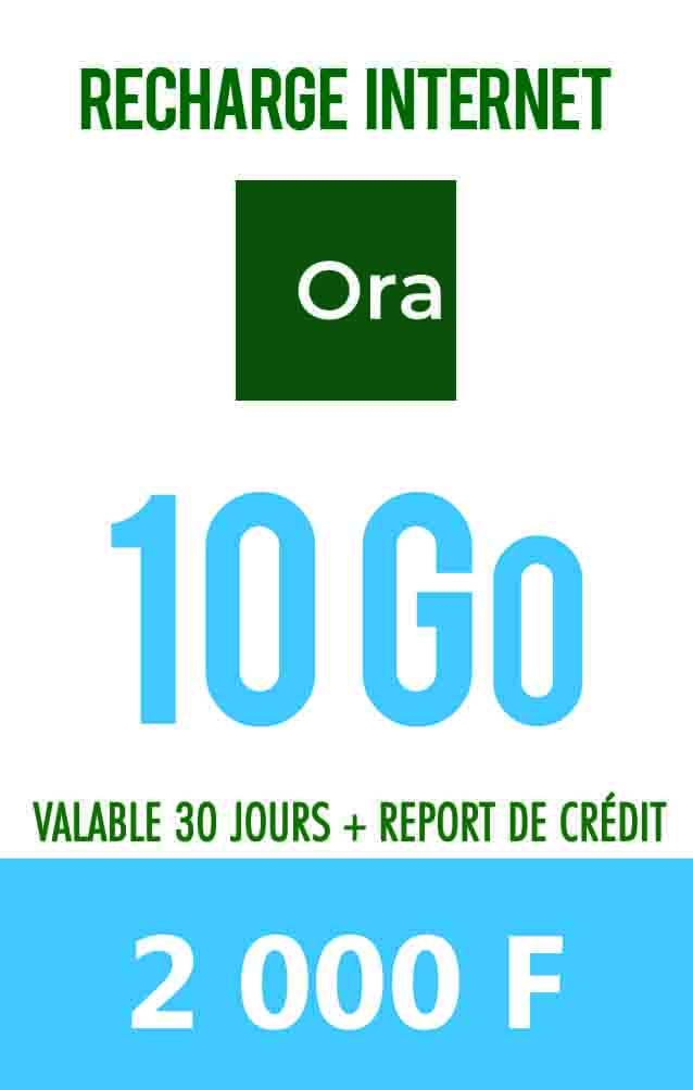 Carte_Ora_Bon_a_tirer_1Go Carte prépayée 1 Go Mo à 2000 F
