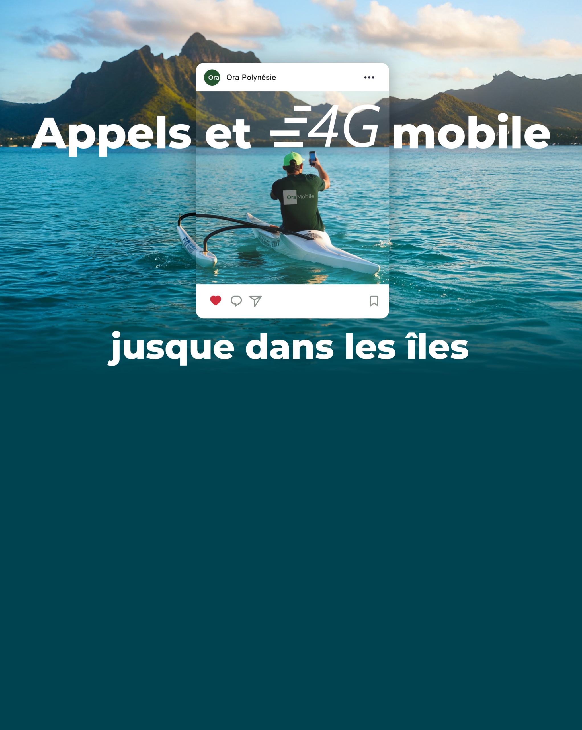 Ora mobile dans les îles de la polynésie française