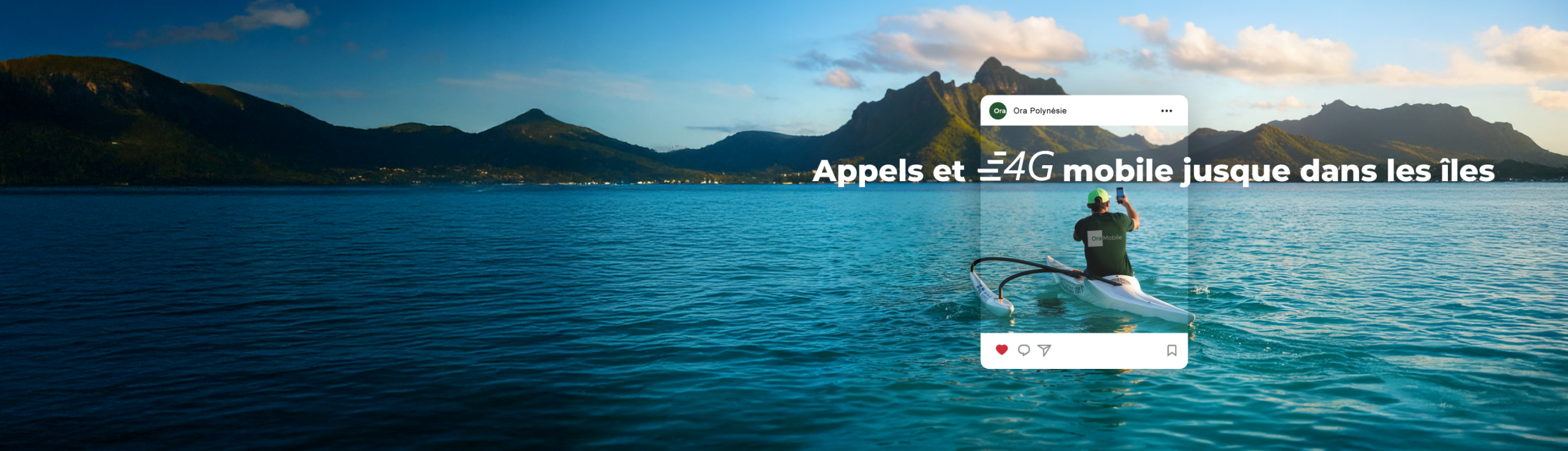 Ora mobile dans les îles de la polynésie française